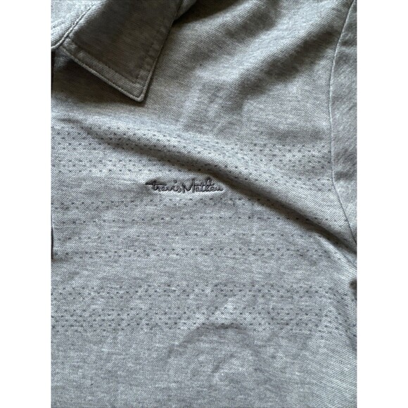 Travis Mathew Golf Polo Shirt Mens Size Large Gray Callaway Masters - Picture 3 of 9
